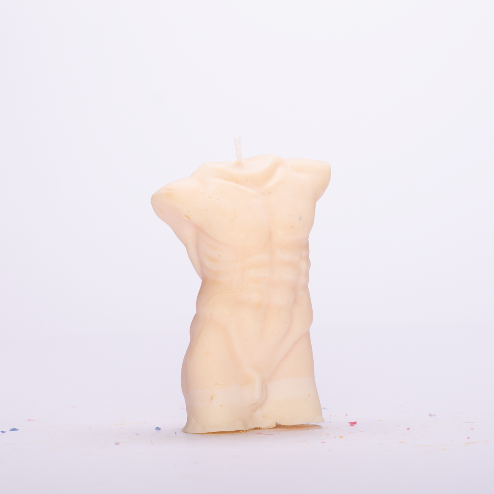 DECORATIVE MALE BODY CANDLE