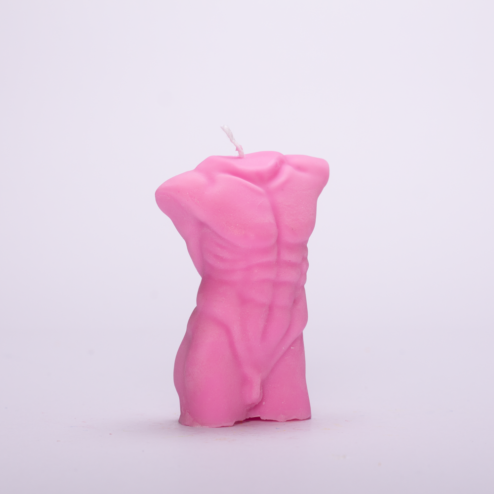 DECORATIVE MALE BODY CANDLE